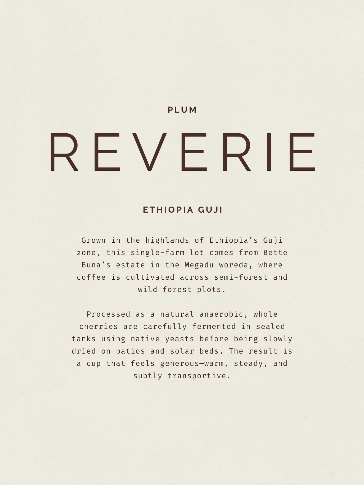 Plum Reverie
